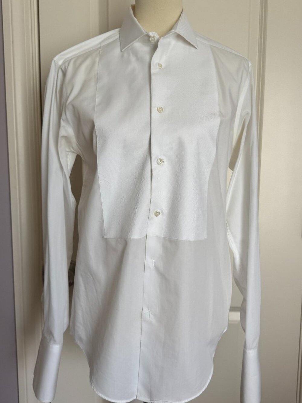 Calvin Klein Men's White Dress Shirt Sz 15 32/33